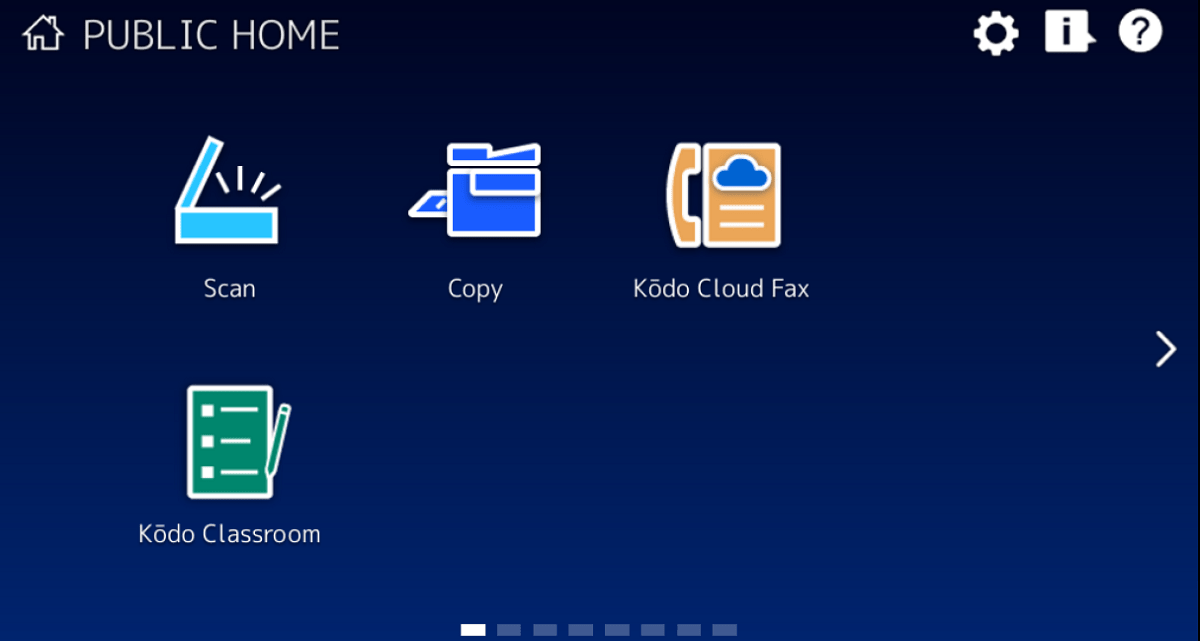 Launch and connect with your classroom system right at the panel