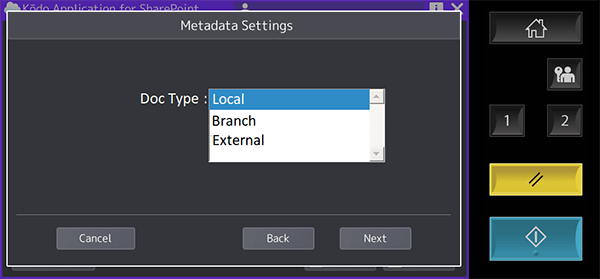 Mandatory metadata entry