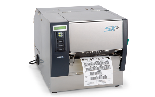 Toshiba B-SX8 industrial barcode label printer