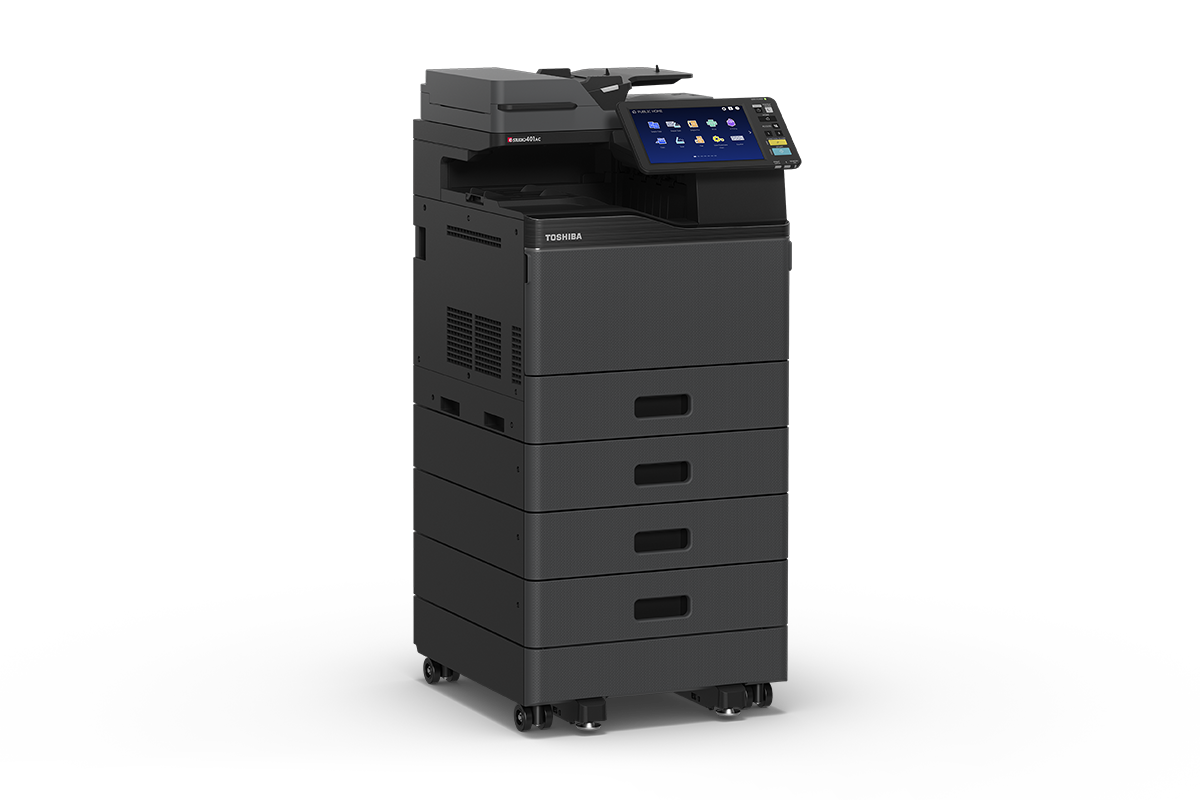 Toshiba e-STUDIO401AC right with 3 paper feed units
