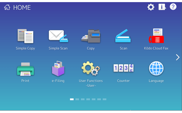 Toshiba Kodo Cloud fax