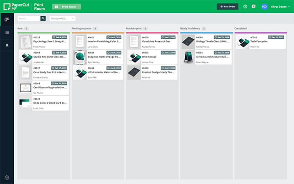 Print room management