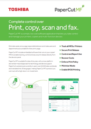 PaperCut MF Factsheet